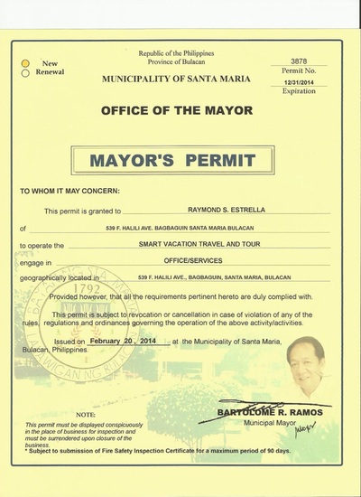 permit to travel or promise to pay